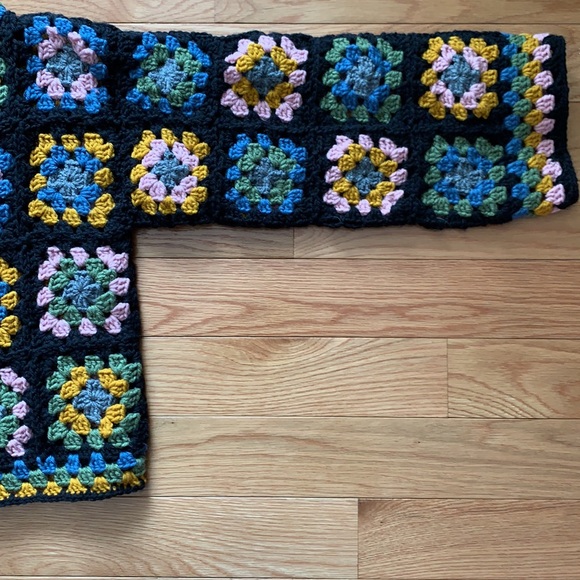 Hand made granny square sweater - Picture 2 of 5